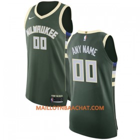 Maillot NBA Milwaukee Bucks Personnalisable Nike 2017-18 Vert Swingman - Homme
